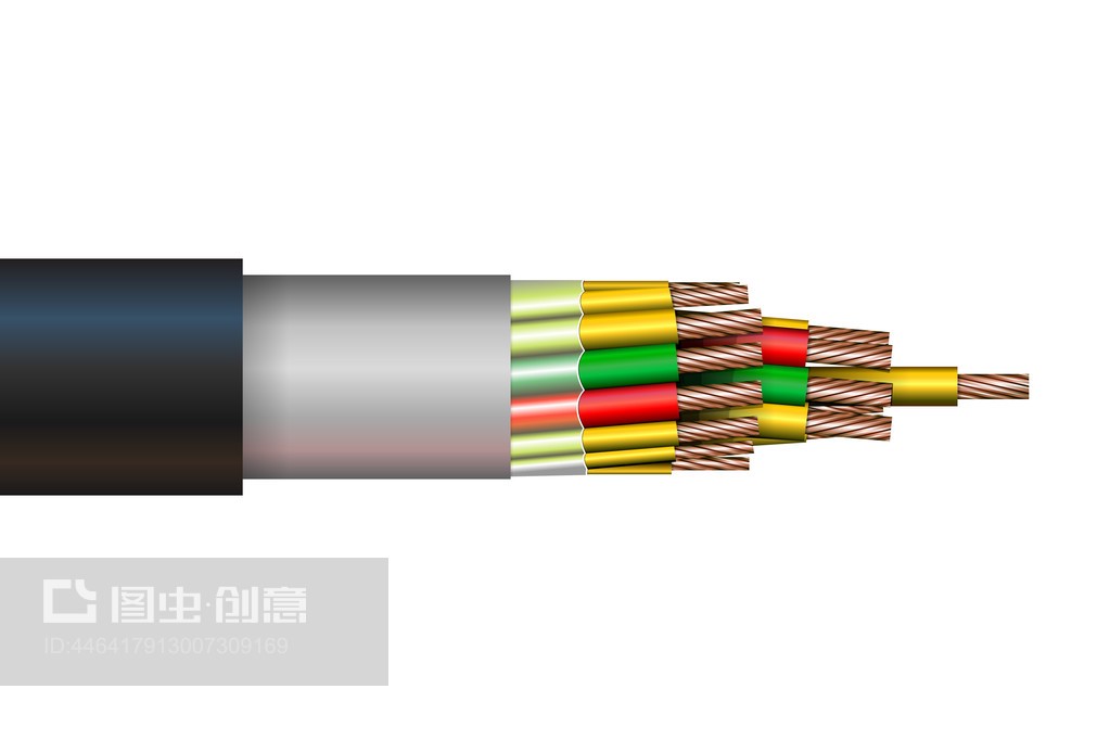 海洋电缆矢量插图Vector illustration of a Marine Cable